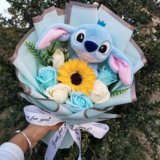 Stitch Plush Flower Bouquet